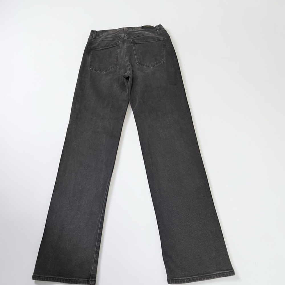 Express Modern Straight Super High Rise Gray Jeans Size 6R - Picture 3 of 8